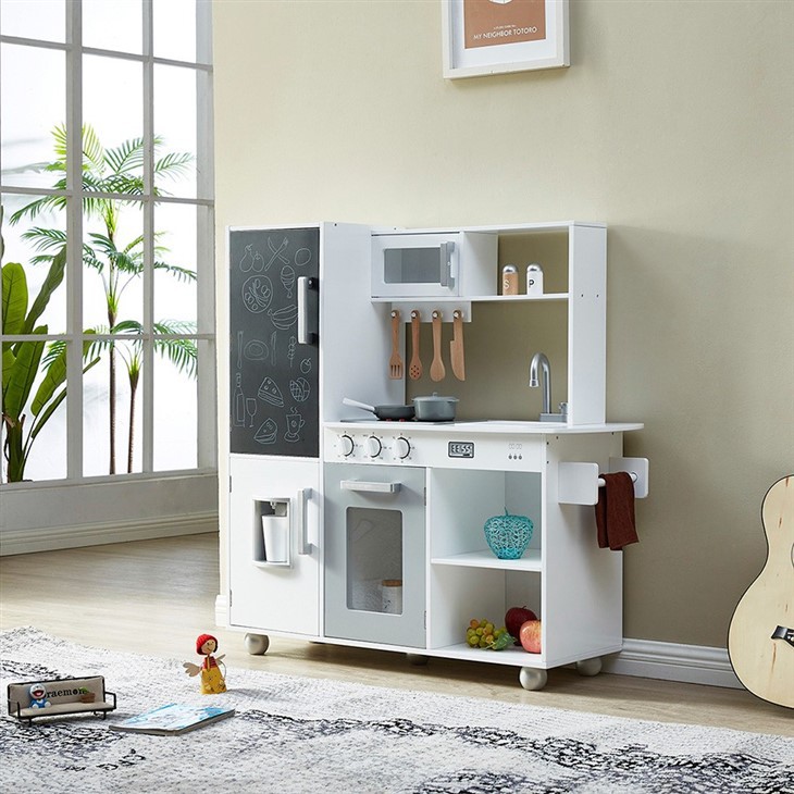 Kid Kitchen Toy With Blackboard